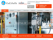 Tablet Screenshot of cicsa-maxon.com.mx